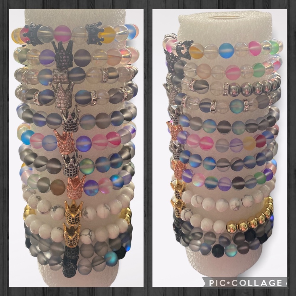 Moonstone Beaded Bracelets